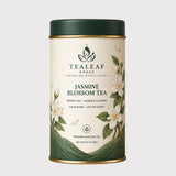Jasmine Blossom Tea tin - premium loose leaf green tea with jasmine flowers